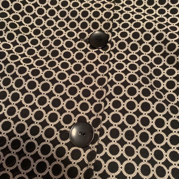 Notations Petite Black and White Cropped Blazer Size PS - Picture 4 of 9
